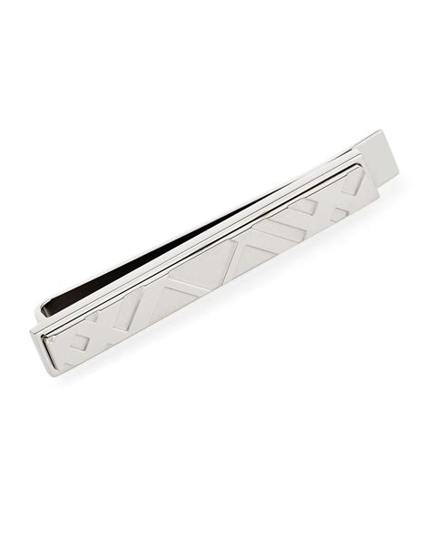 burberry tie bar silver|burberry tie cheap.